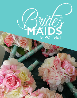 Bridesmaid Bouquets Set of 5